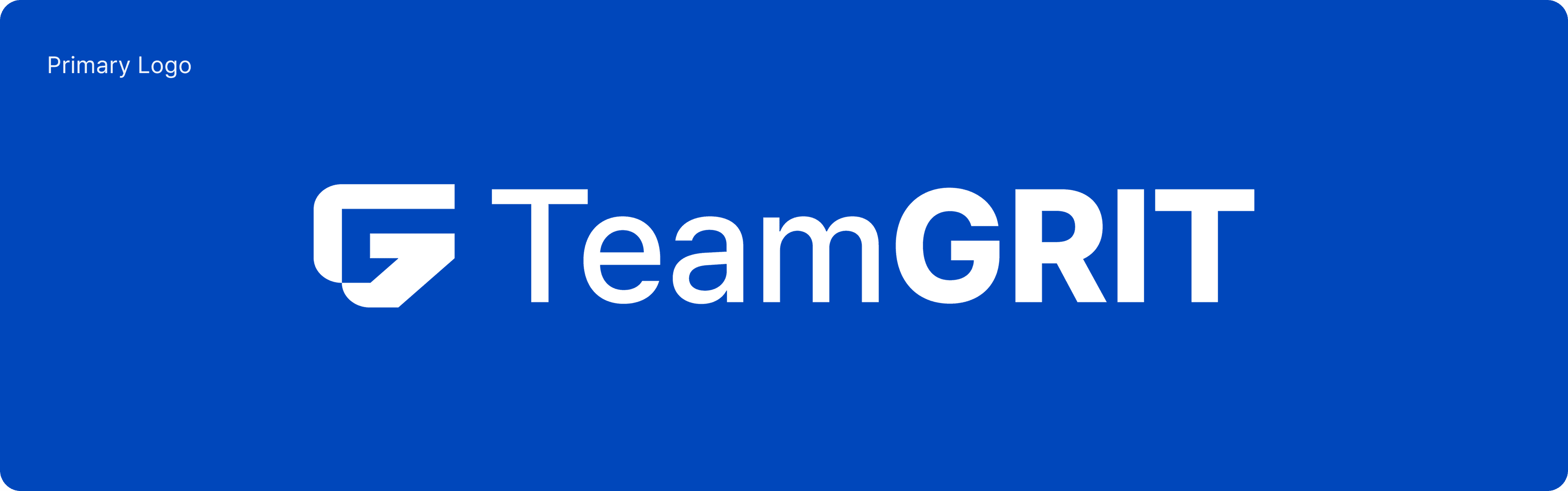 Signature Logo Horizontal - Primary Blue