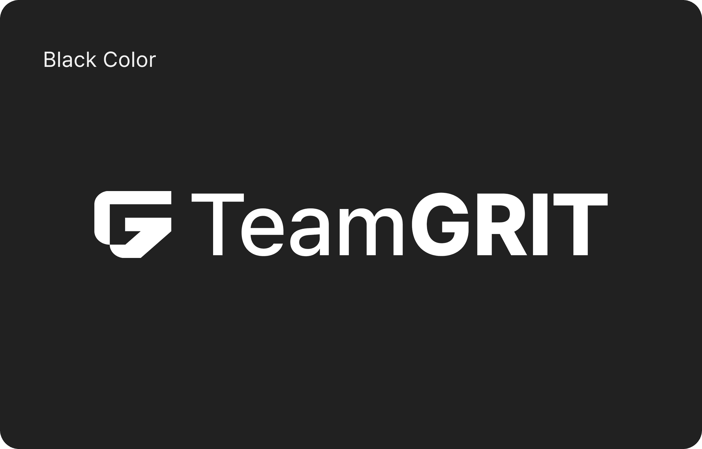 Signature Logo Horizontal - Mono Black