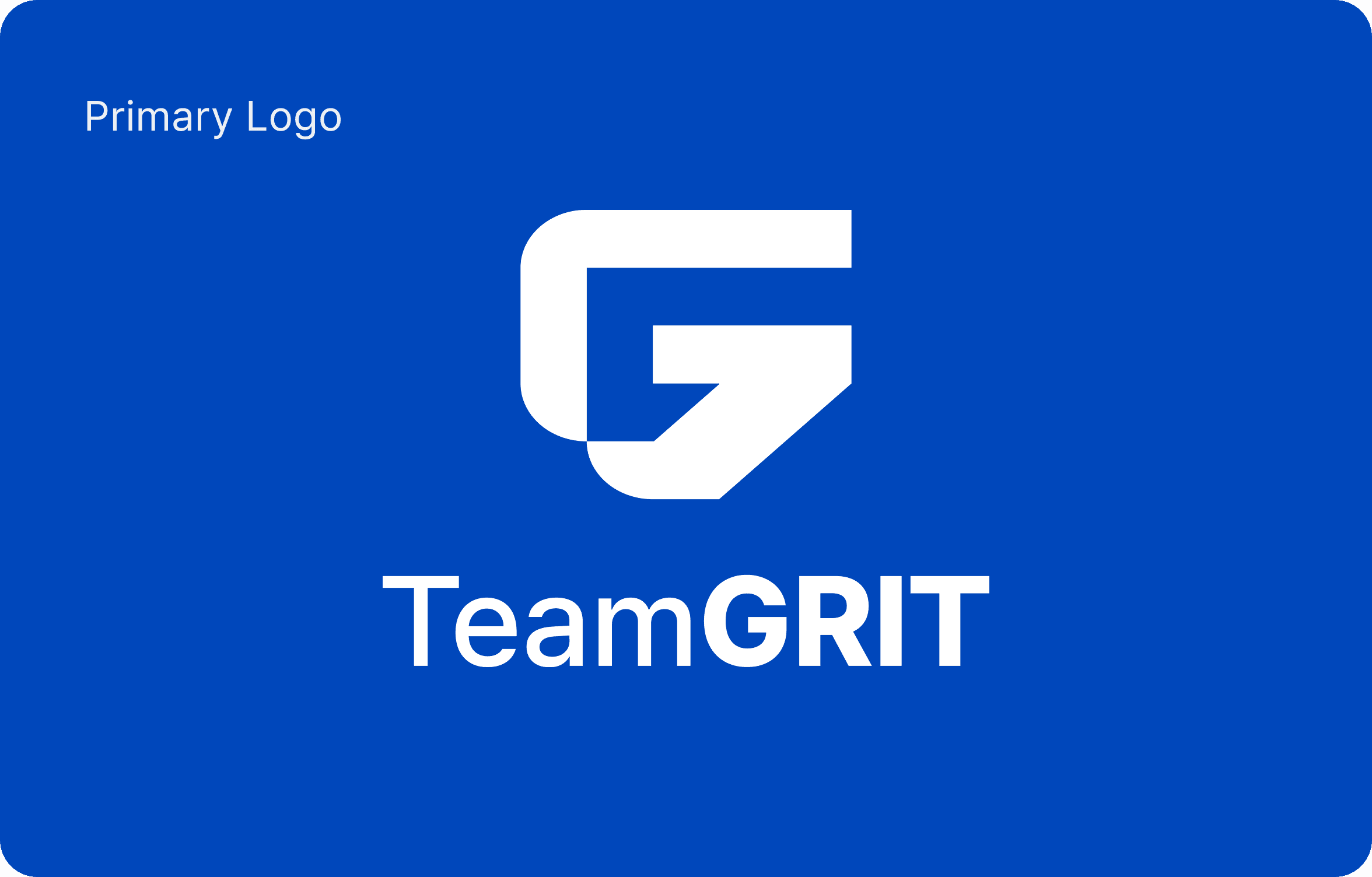 Signature Logo Vertical - Primary Blue